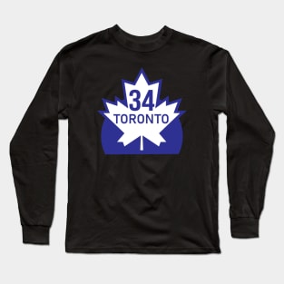 Toronto Hockey #34 Long Sleeve T-Shirt